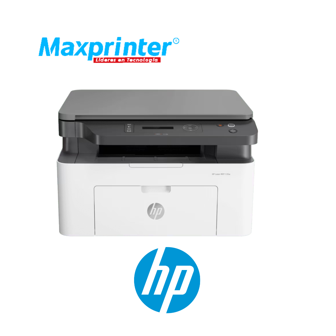 Impresora HP Laser Multifuncional Monocromtica M135W - MaxPrinter