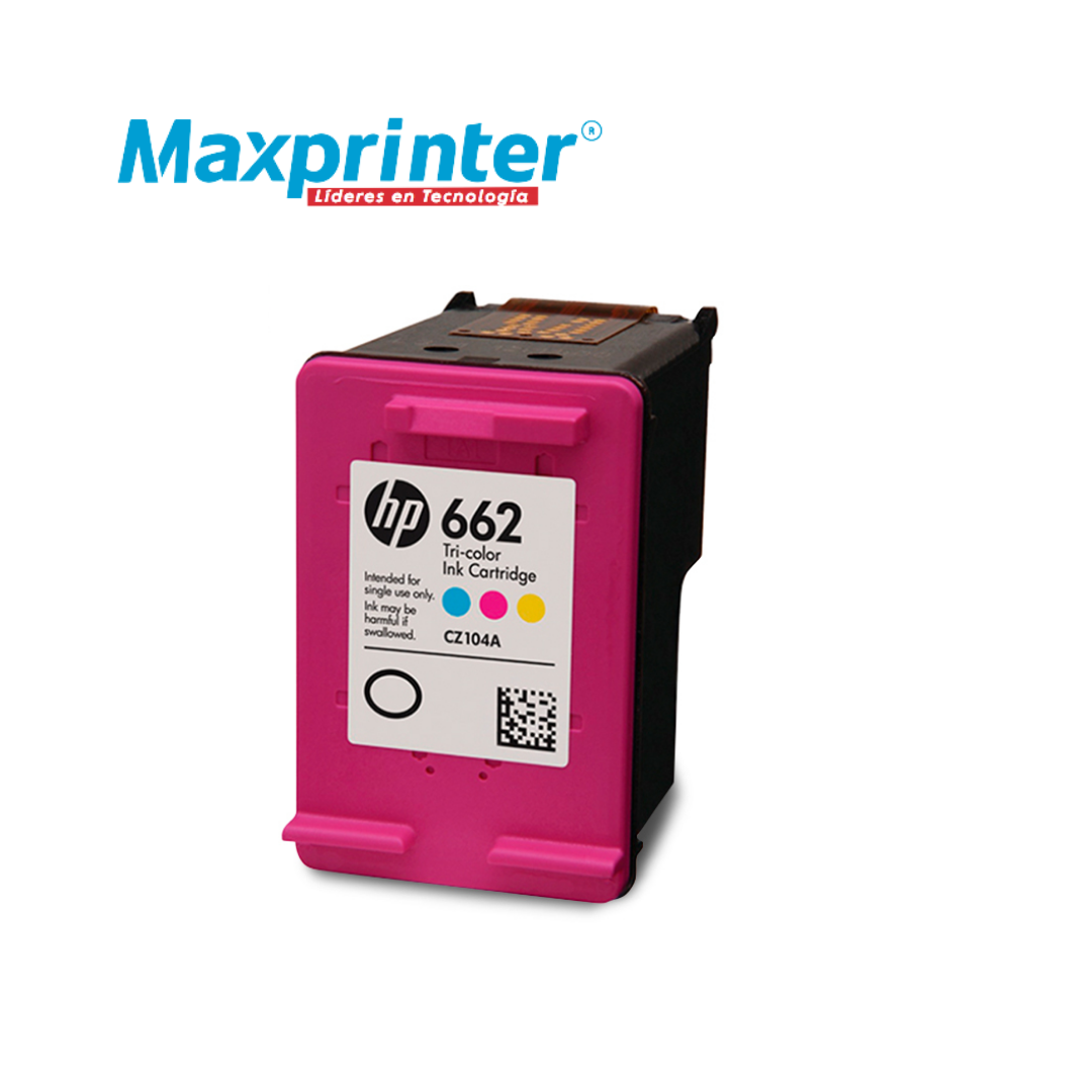 Cartucho 662 Color - MaxPrinter - Tintas y Toner para Impresora, Portátiles, Pc Gamer, y accesorios - Bucaramanga - Colombia