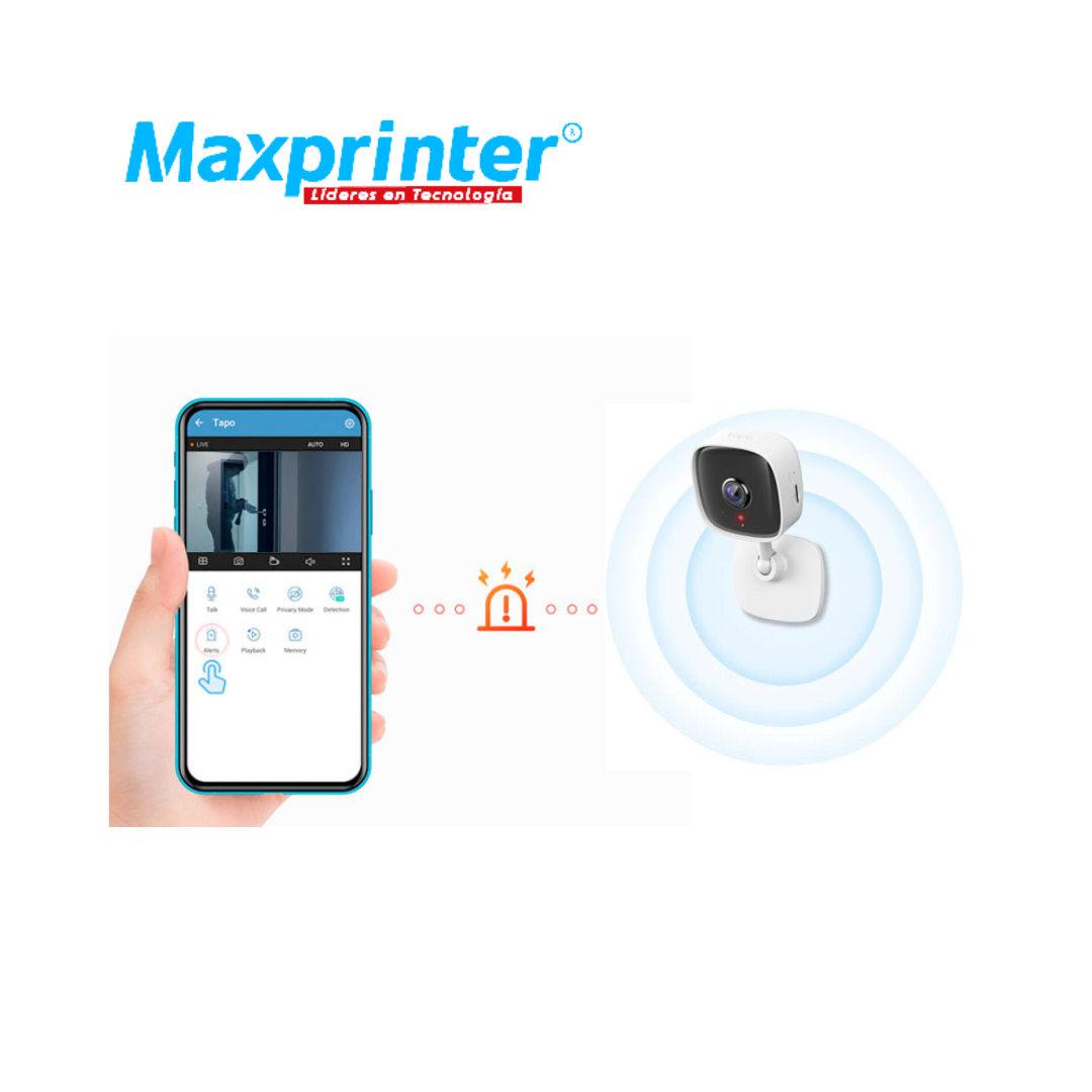 Cámara De Seguridad Tp-Link Tapo C100 Wifi - MaxPrinter - Tintas y Toner  para Impresora, Computadores, Portátiles, Pc Gamer, cartuchos y accesorios  - Bucaramanga - Colombia