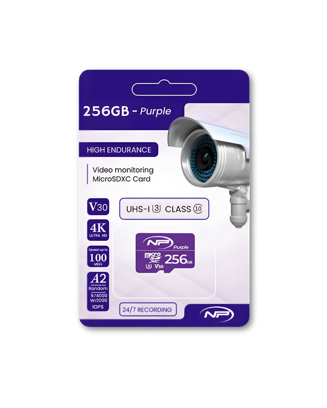 Memoria Micro SD de 256GB para Vigilancia 24/7 - Alta Capacidad
