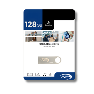 Memoria USB 128GB Metálica USB 3.0 - Almacenamiento Rápido y Seguro