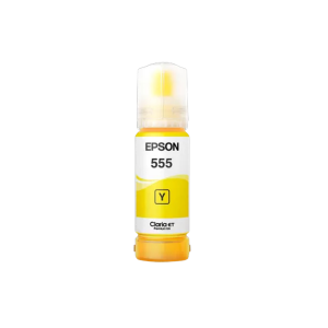 Botella de Tinta Epson 555 Amarilla - Alta Calidad para Impresoras Epson
