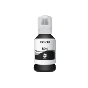 Botella de Tinta Epson 504 Negro Original 127ML para EcoTank L4150 / L6171