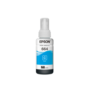 Botella de Tinta Epson 664 Cian Original 70ML - Calidad y Rendimiento