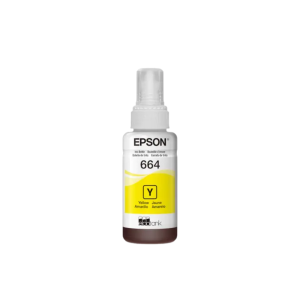 Botella de Tinta Epson 664 Amarillo Original 70ML - Calidad Garantizada