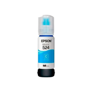 Botella de Tinta Epson 524 Cian Original 70ML - Calidad y Rendimiento