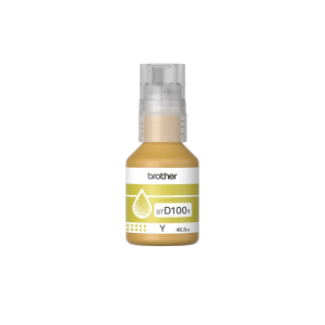 Botella de Tinta Brother BTD100 Amarillo - Alta Calidad para Impresoras Brother