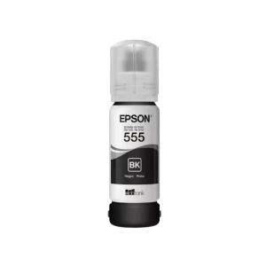 Botella de Tinta Epson 555 Photo Black - Calidad Superior para Impresoras Epson