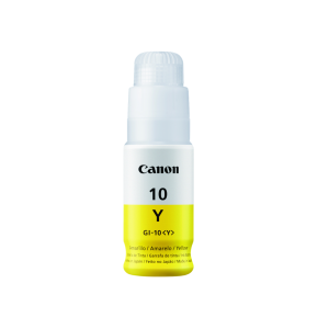 Botella de Tinta Canon GI-10 Yellow - Calidad Superior para Impresoras Canon