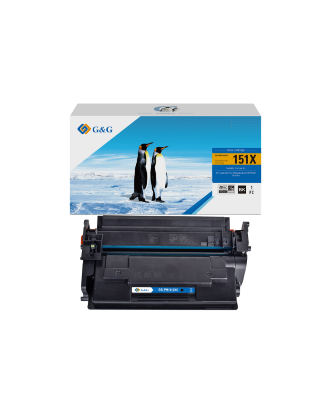 Toner G&G 151X (W1510X) - Calidad de Impresion Superior para tu Impresora