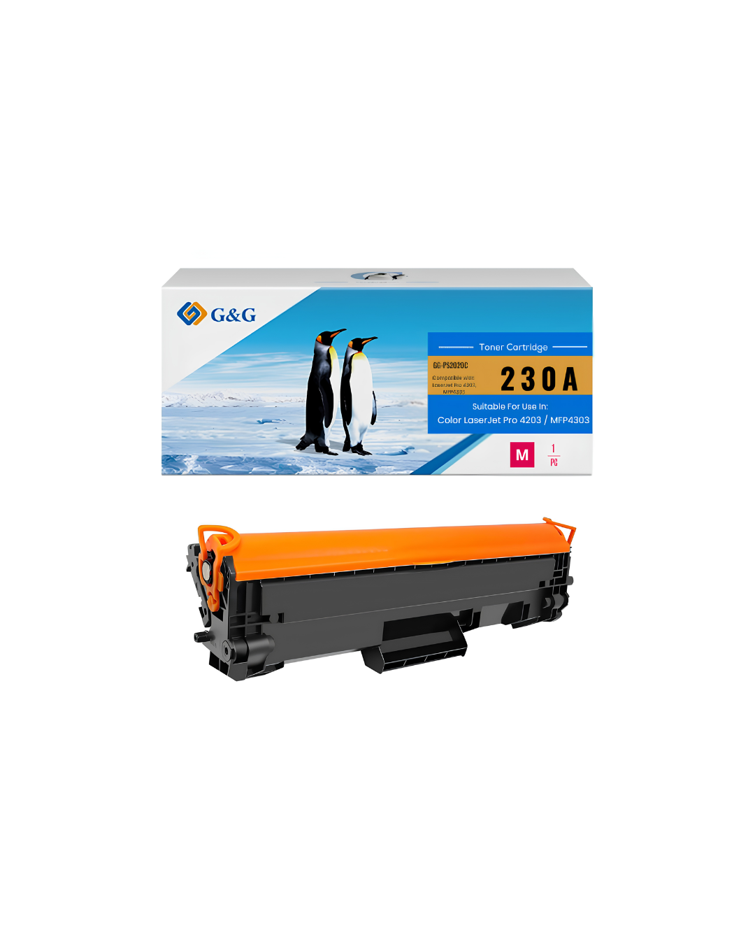 Toner G&G 230A-X Magenta (W2303A) - Calidad de Impresion Superior