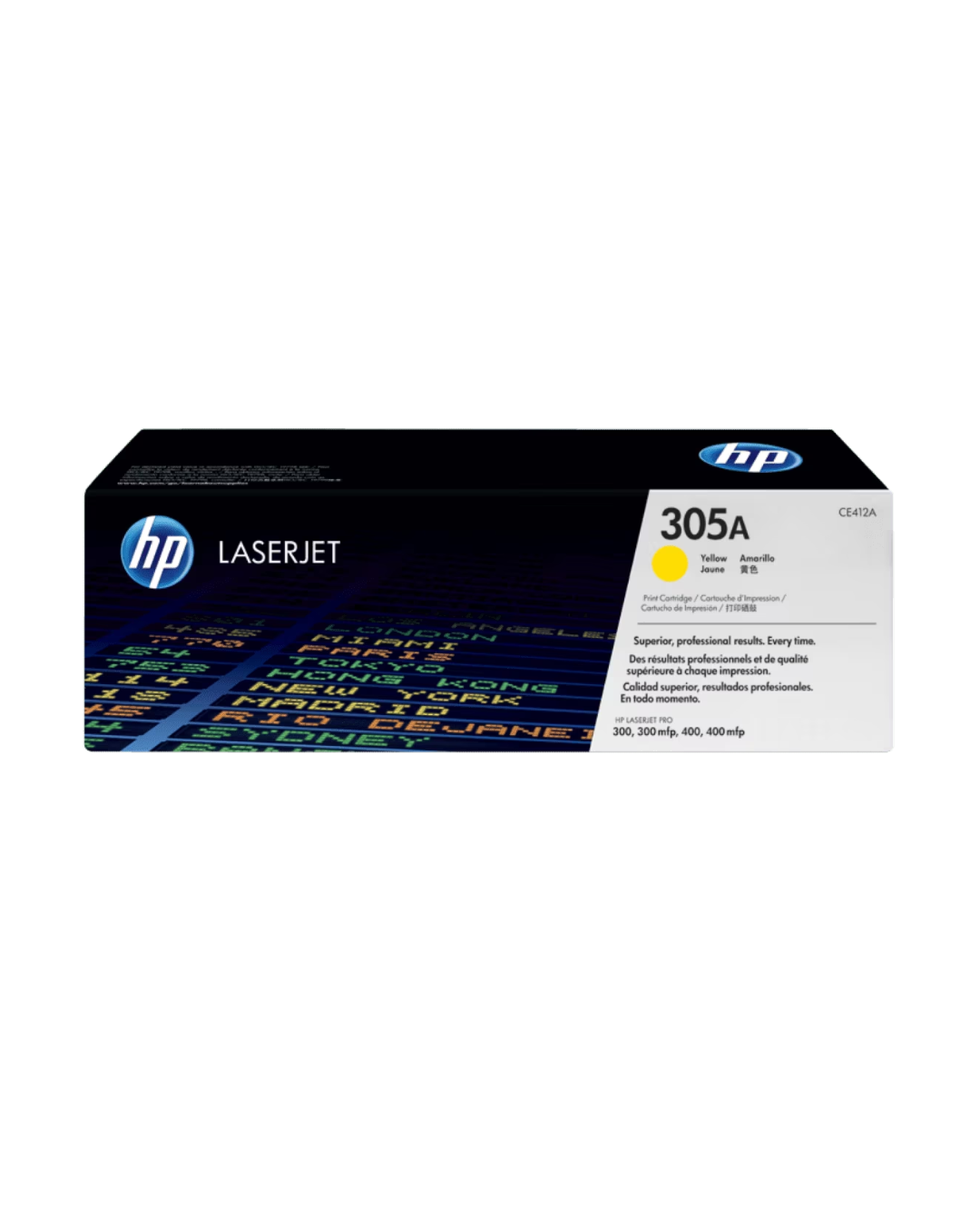 Toner HP 305A Amarillo - Calidad de Impresion Excepcional