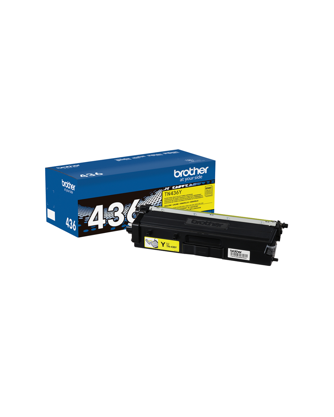 Toner Brother TN 436 Amarillo- Ultra Alto Rendimiento para Impresoras