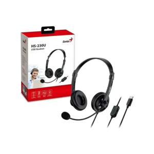 Diadema Genius HS-230U con Micrófono USB - Calidad de Sonido Superior
