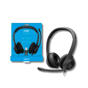 Diadema Logitech H390 - Auriculares USB con Micrófono de Alta Calidad