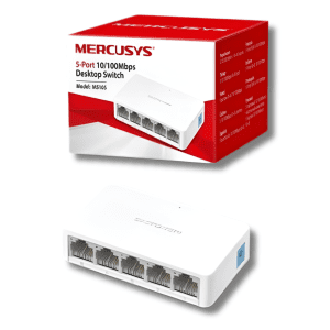 Switch Mercusys MS105 - Conectividad Eficiente para tu Red