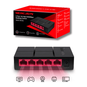 Switch Mercusys MS105G - Conectividad Eficiente para tu Red