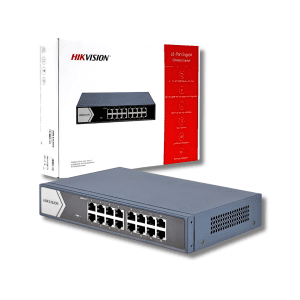 Switch de 16 Puertos Hikvision DS-3E05016-E - Conectividad Eficiente y Fiable