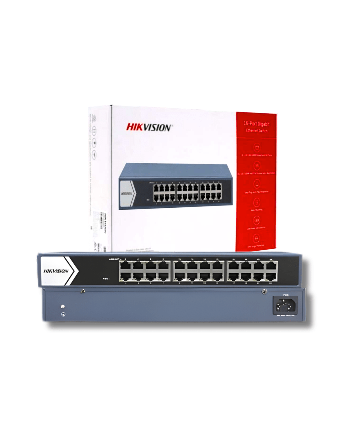 Switch de 24 Puertos Hikvision DS-3E05024-E - Conectividad Eficiente