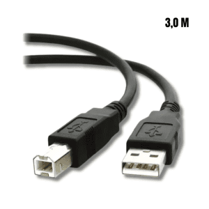 Cable USB para Impresora de 3,0 m | Conexión de Larga Distancia