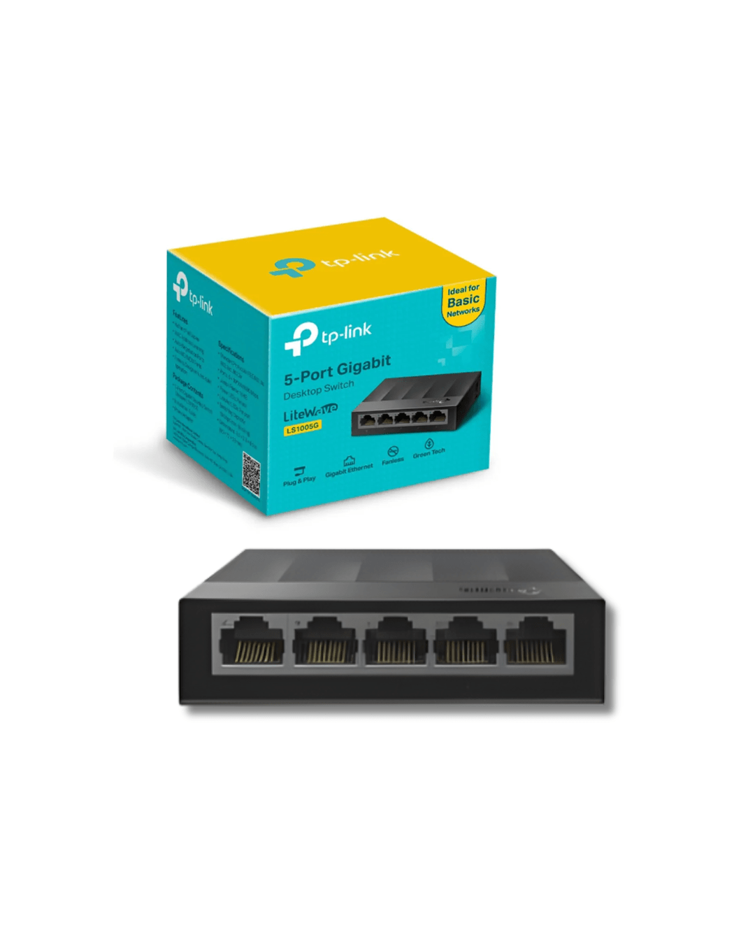 Switch TP-Link LS1005G - 5 Puertos Gigabit para Conexiones Rapidas