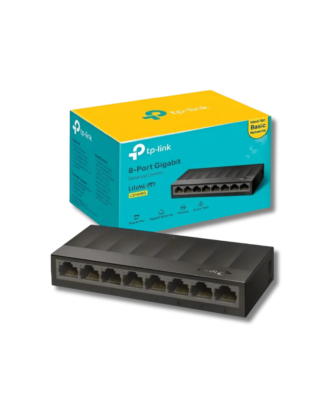 Switch TP-Link LS1008G - 8 Puertos Gigabit para Conexiones Rapidas