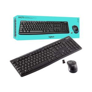 Combo Teclado y Mouse Logitech MK270 - Inalámbrico 2.4G | Tecnología de Precisión