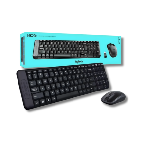 Combo Teclado y Mouse Inalámbrico Logitech MK220 - Comodidad y Eficiencia