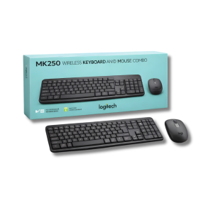 Combo Teclado y Mouse Logitech MK250 - Conectividad Bluetooth