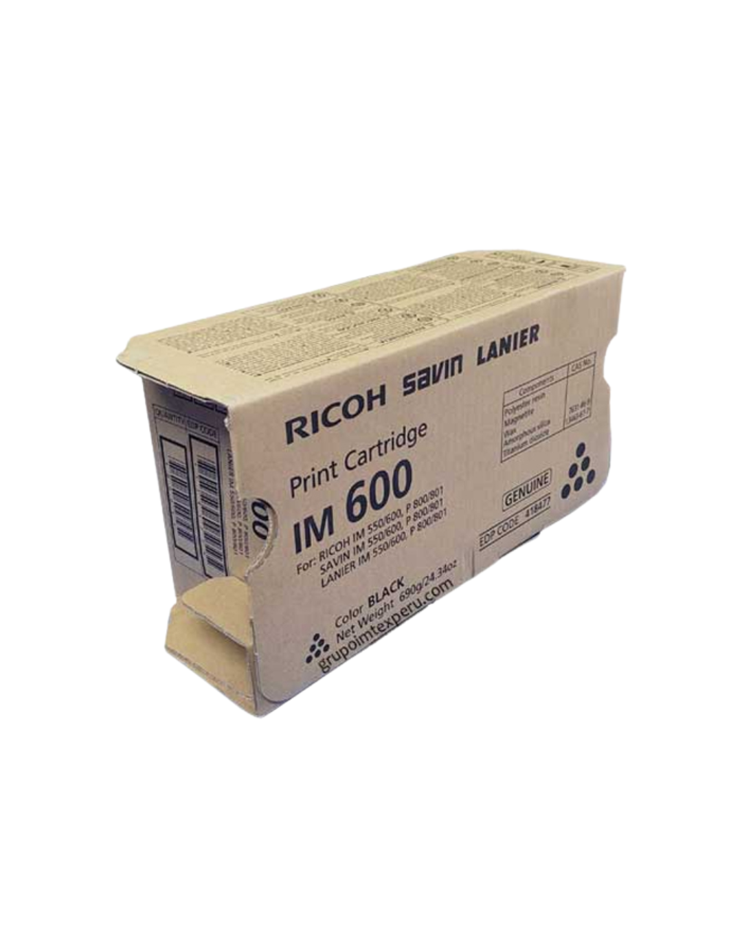 Toner Ricoh IM550 / IM600 Negro - Calidad de Impresion Superior