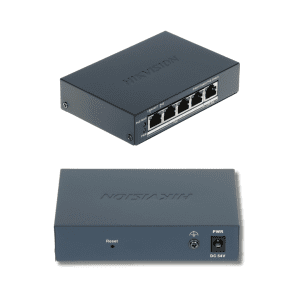 Switch de 4 Puertos POE Hikvision DS-3E1505P-EI/M - Conectividad Eficiente