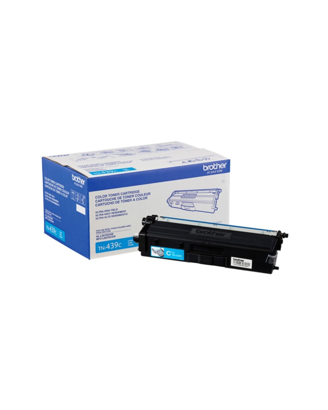 Toner Brother TN 439 Cian - Ultra Alto Rendimiento para Impresoras Brother