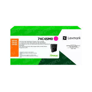 Toner Lexmark 74C4SM0 - Impresion de Alta Calidad