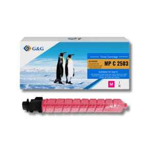Toner G&G MP C2503 / 2504 Magenta - Calidad de Impresion Superior