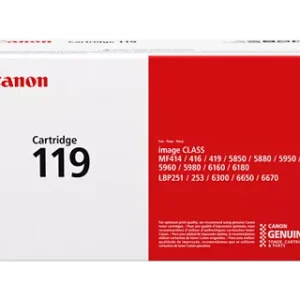 Toner Canon 119 Black - Calidad de Impresión Superior
