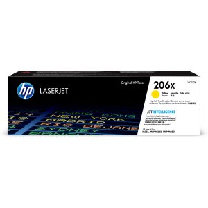 Toner HP 206X Yellow - Alta Capacidad de Impresión para Impresoras HP