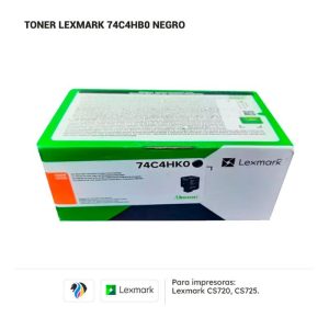 Toner Lexmark 74C4HK0 - Rendimiento Excepcional para Impresoras