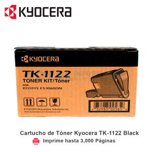 Toner TK 1122 Black - Calidad de Impresión Superior para tu Impresora