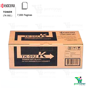 Toner TK 592 Black - Calidad de Impresión Superior para tu Impresora