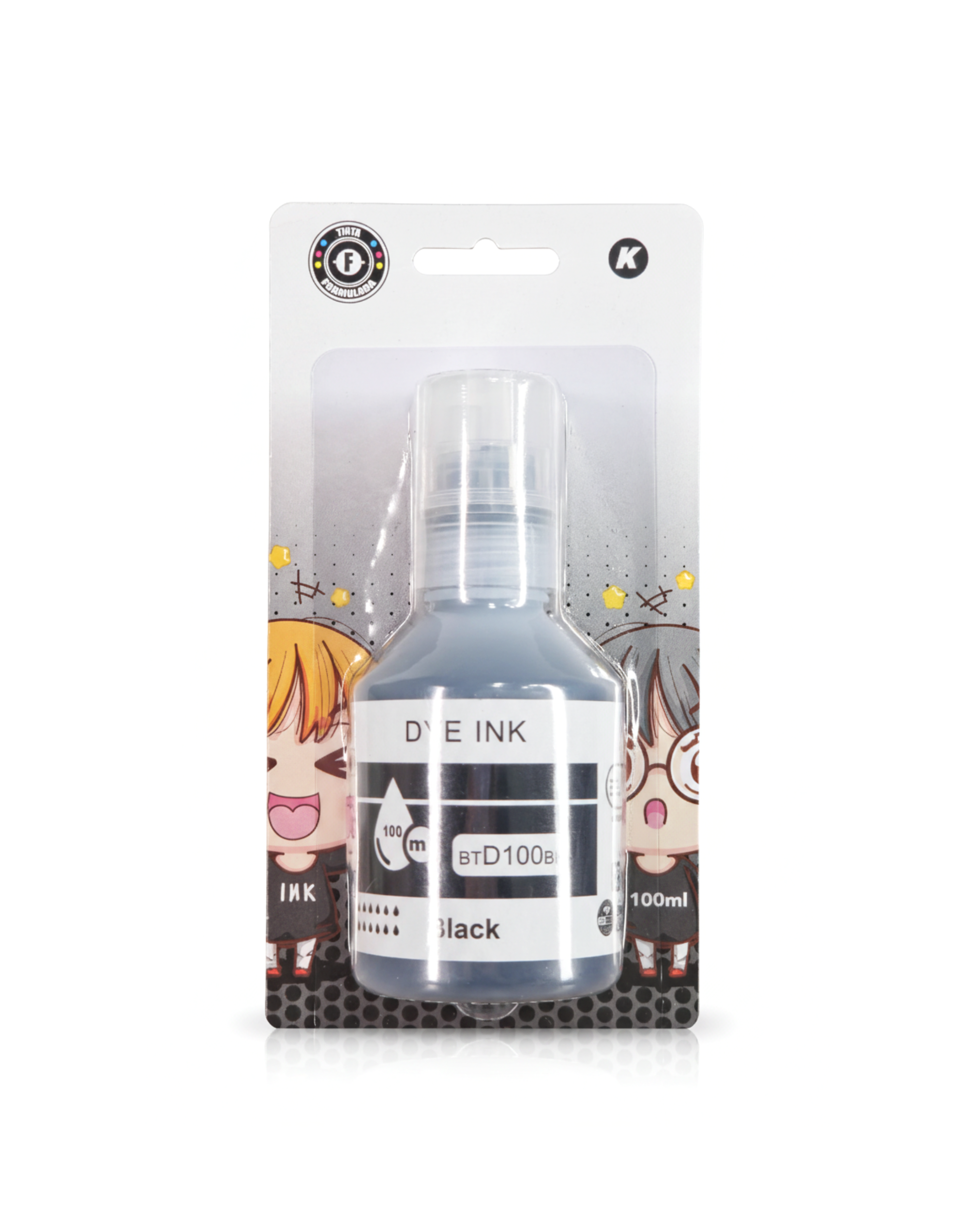 Tinta BTD100 Negro Compatible Premium INK 100ML – Calidad Superior