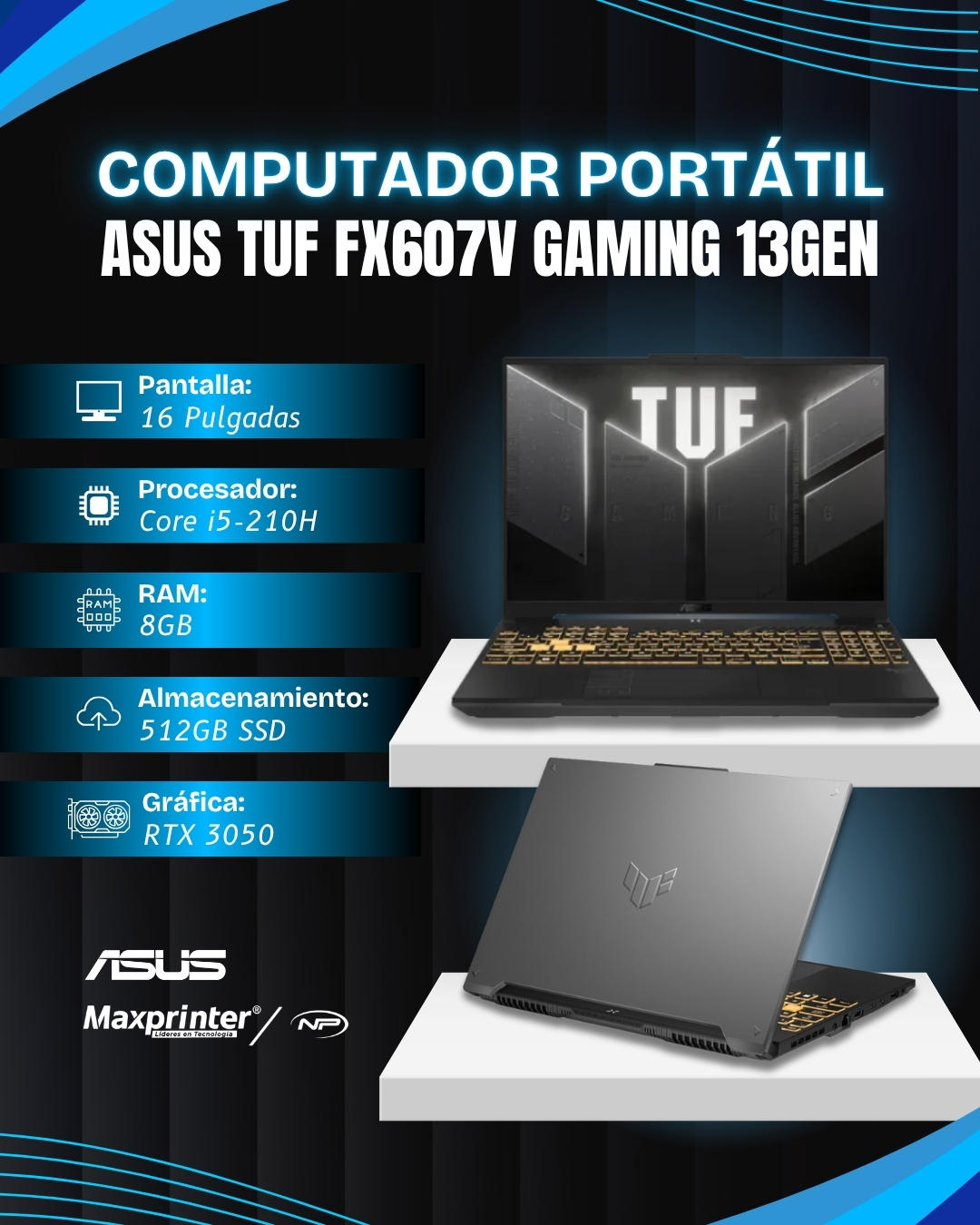 Laptop ASUS TUF F16 FX607V