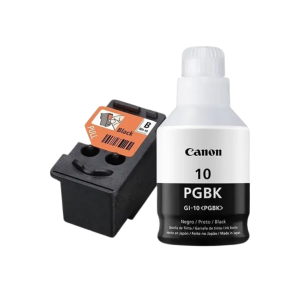 Cabezal Canon BH-10 + Tinta GI-10 Negro PIXMA Serie G
