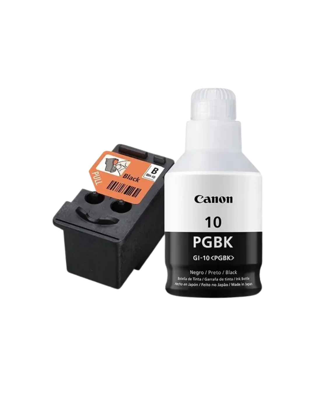 Cabezal Canon BH-10 + Tinta GI-10 Negro PIXMA Serie G